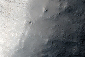 Channel Interacting with Crater in Terra Cimmeria