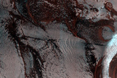 Active North Polar Layered Deposits Scarp Avalanche Monitoring Site