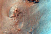 Mafic Minerals in Crater Ejecta near Syrtis Major Summit