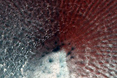 Crater with Perennial Ice