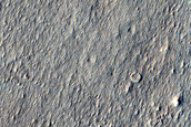 Candidate Recent Impact Site
