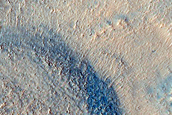Mounds in Crater Ejecta near Nilosyrtis Mensae