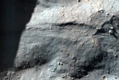 Frost Survey in Small Fresh Crater in Terra Cimmeria