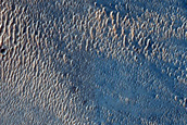 Northern Edge of Hematite-Bearing Unit in Meridiani Planum
