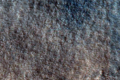 Terrain around Crater in Tempe Terra