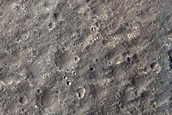 Landforms in Amenthes Cavi
