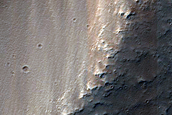 Terrain North of Tithonium Chasma
