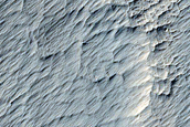 Layering in Inverted Crater