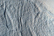 Crater with Evidence of Glacial Erosion