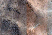 Well-Preserved Crater West of Syrtis Major Planum