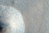 Small Crater on Inner Wall of Larger Crater