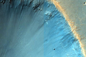 Terrain South of Trouvelot Crater