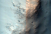 Terrain West of Dejnev Crater
