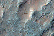 Dark Material and Graben near Ladon Valles