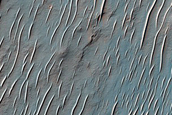 Terrain South of Denning Crater