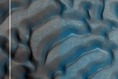 Dunes in Crater in Northern Plains