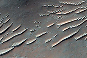 Channels in Tyrrhena Terra