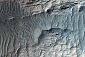 Folded Layers in Candor Chasma