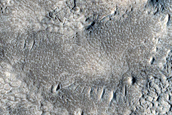 Terrain in Crater in Tempe Terra