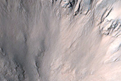 Monitoring Small Gullies in Fresh Crater