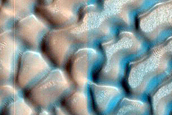 Dunes in Crater in Northern Plains