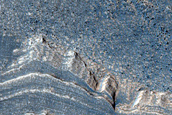 Topographic and Albedo Feature in Western Arcadia Planitia
