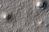 Landforms near Hrad Vallis