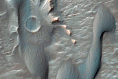 Dunes in Crater in Tyrrhena Terra