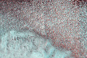 Crater at Edge of Perennial Ice