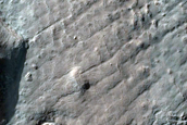 Obstacle within Lobate Debris Apron
