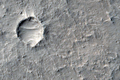 Terrain Southeast of Curie Crater