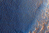 Impact Monitoring Site Among Polygons Northeast of Lyot Crater