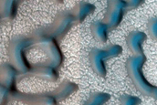 Dune Monitoring in Northern Mid-Latitude Crater