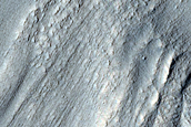 Structure of Viscous Flow Feature Exposed by Ice Degradation