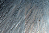 Fresh-Looking Crater with Steep Slopes