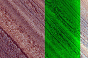 Exposure of North Polar Layered Deposits