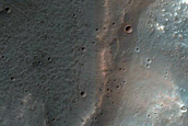 Frost Survey in Fresh-Looking Crater with Steep Slopes