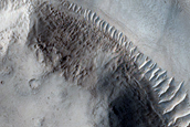 Channel Entering Sklodowska Crater