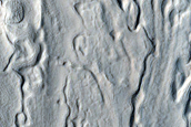 Rumpled Texture on Glacial Crater Fill
