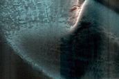 Defrosting of Dune in Thaumasia Region