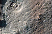 Obstacle within Lobate Debris Apron