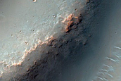 Valleys near Huygens Crater