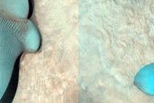 Dune Monitoring in North Mid-Latitude Davies Crater