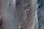 Recent Impact Site in Sacra Sulci