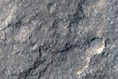 Fan-Shaped Form in Valley North of Gale Crater