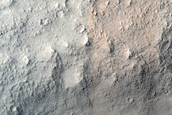 Isolated Dunes and Sand Patches East of Jezero Crater