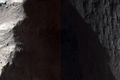 Canyon Walls in Coprates Chasma