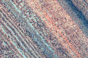 North Polar Layered Deposits Structural Geology in Icy Layers
