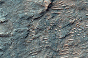 Ridge in Crater North of Hellas Planitia