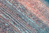 North Polar Layered Deposits Structural Geology in Icy Layers